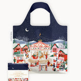 Christmas Market Reusable Shopping Bag - Pure Apotheca