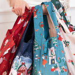 Christmas Market Reusable Shopping Bag - Pure Apotheca