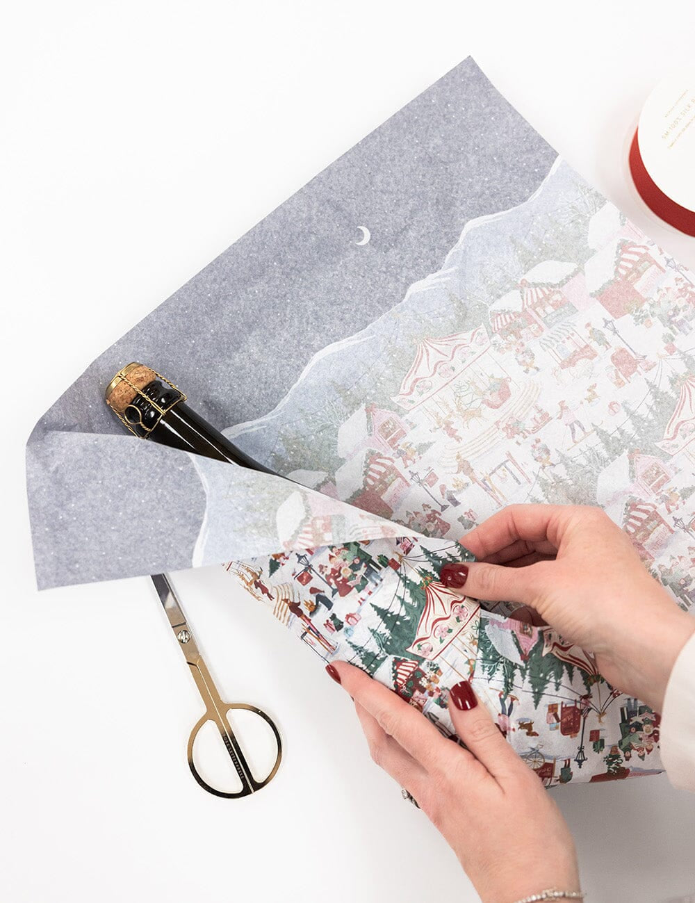Christmas Market Tissue Paper 4pk - Pure Apotheca