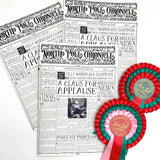 Christmas Newspaper Activity Booklet - Set of 2 Booklets - Pure Apotheca