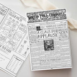 Christmas Newspaper Activity Booklet - Set of 2 Booklets - Pure Apotheca