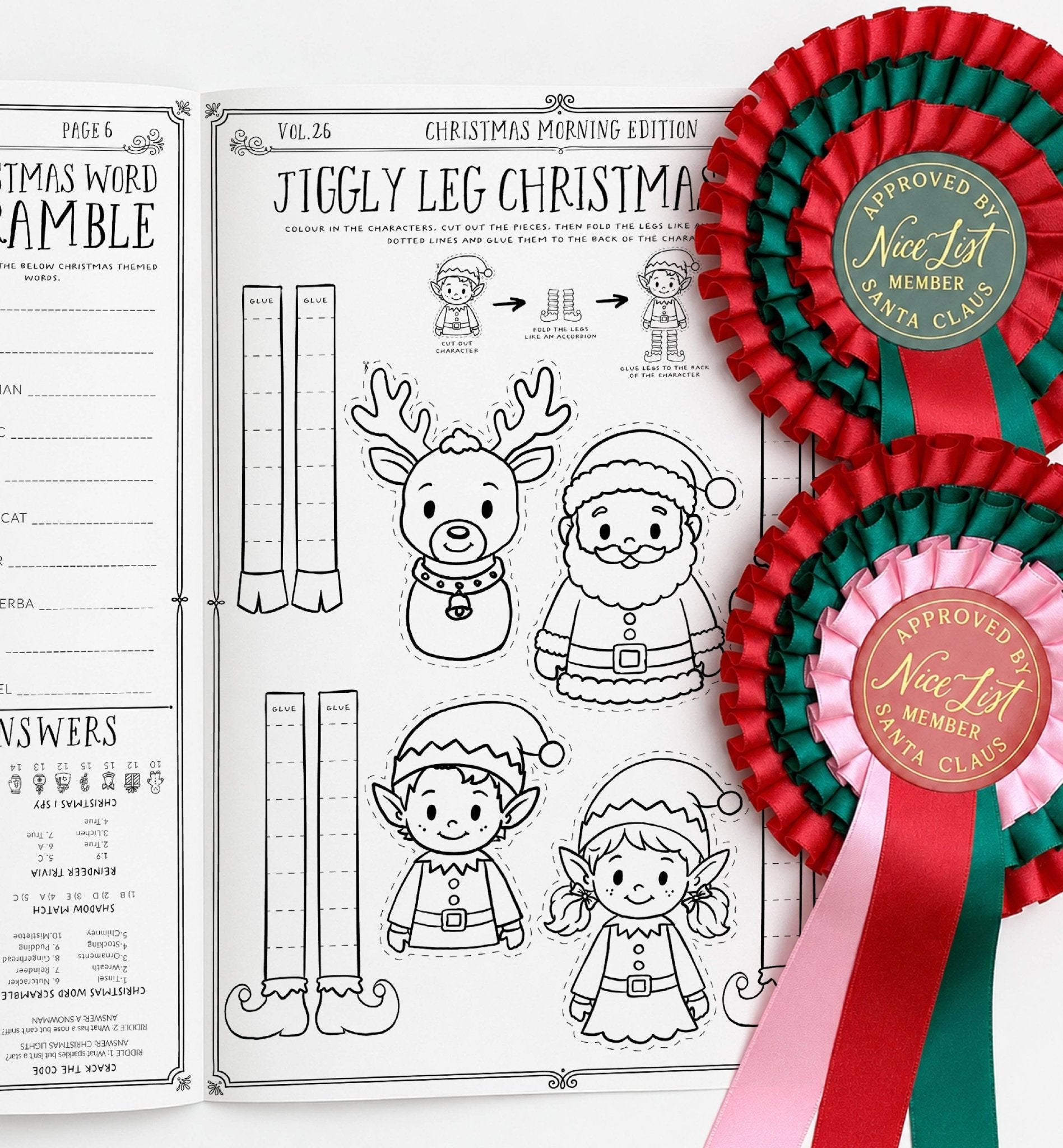 Christmas Newspaper Activity Booklet - Set of 2 - Vol. 26 - Pure Apotheca