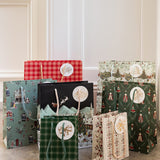 Christmas Red Check Large Gift Bag - Pure Apotheca