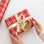 Christmas Red Check Plaid Gift Wrap 3m - Pure Apotheca