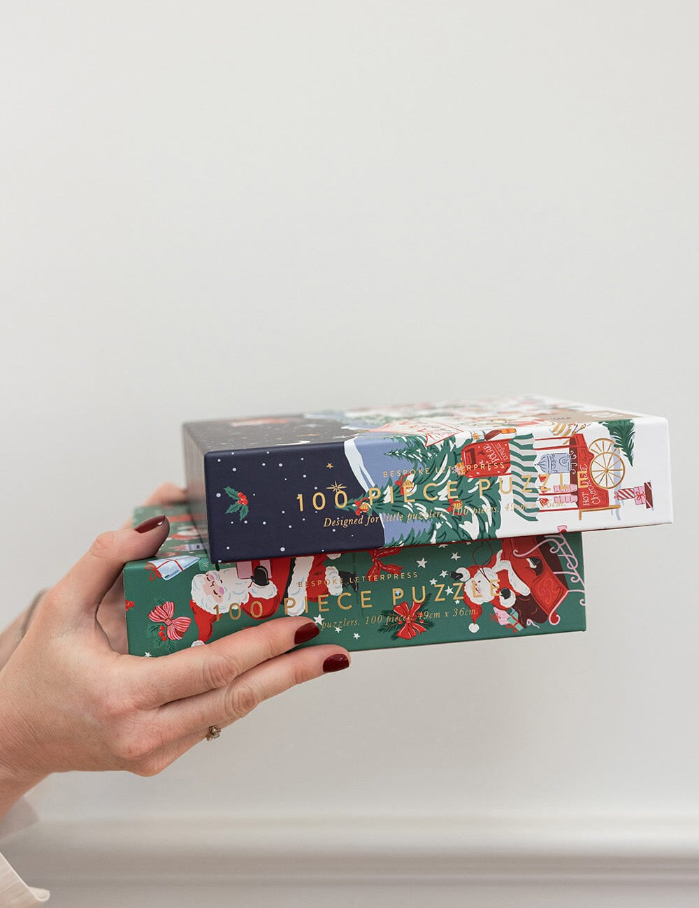 Christmas Santas 100pc Puzzle - Pure Apotheca