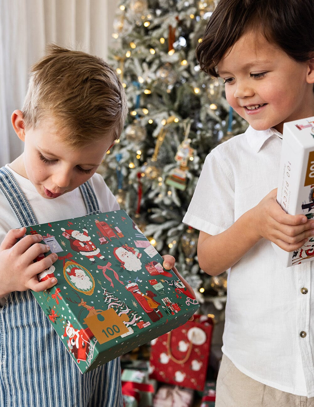 Christmas Santas 100pc Puzzle - Pure Apotheca