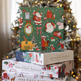 Christmas Santas 100pc Puzzle - Pure Apotheca