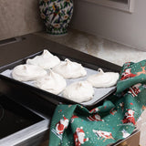 Christmas Santas Linen Teatowel - Pure Apotheca