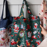 Christmas Santas Reusable Shopping Bag - Pure Apotheca