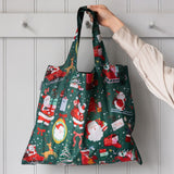 Christmas Santas Reusable Shopping Bag - Pure Apotheca