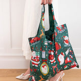 Christmas Santas Reusable Shopping Bag - Pure Apotheca