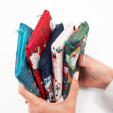 Christmas Santas Reusable Shopping Bag - Pure Apotheca