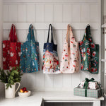 Christmas Santas Reusable Shopping Bag - Pure Apotheca