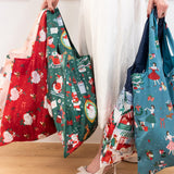 Christmas Santas Reusable Shopping Bag - Pure Apotheca