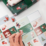 Christmas Santas Sticker Sheets 45pk - Pure Apotheca