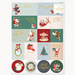 Christmas Santas Sticker Sheets 45pk - Pure Apotheca