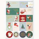 Christmas Santas Sticker Sheets 45pk - Pure Apotheca