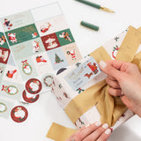 Christmas Santas Sticker Sheets 45pk - Pure Apotheca