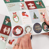 Christmas Santas Sticker Sheets 45pk - Pure Apotheca