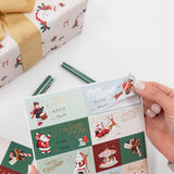 Christmas Santas Sticker Sheets 45pk - Pure Apotheca