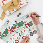 Christmas Santas Sticker Sheets 45pk - Pure Apotheca