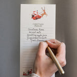 Christmas Sleigh Shopping List Notepad - Pure Apotheca