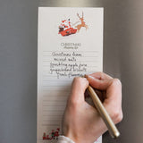 Christmas Sleigh Shopping List Notepad - Pure Apotheca