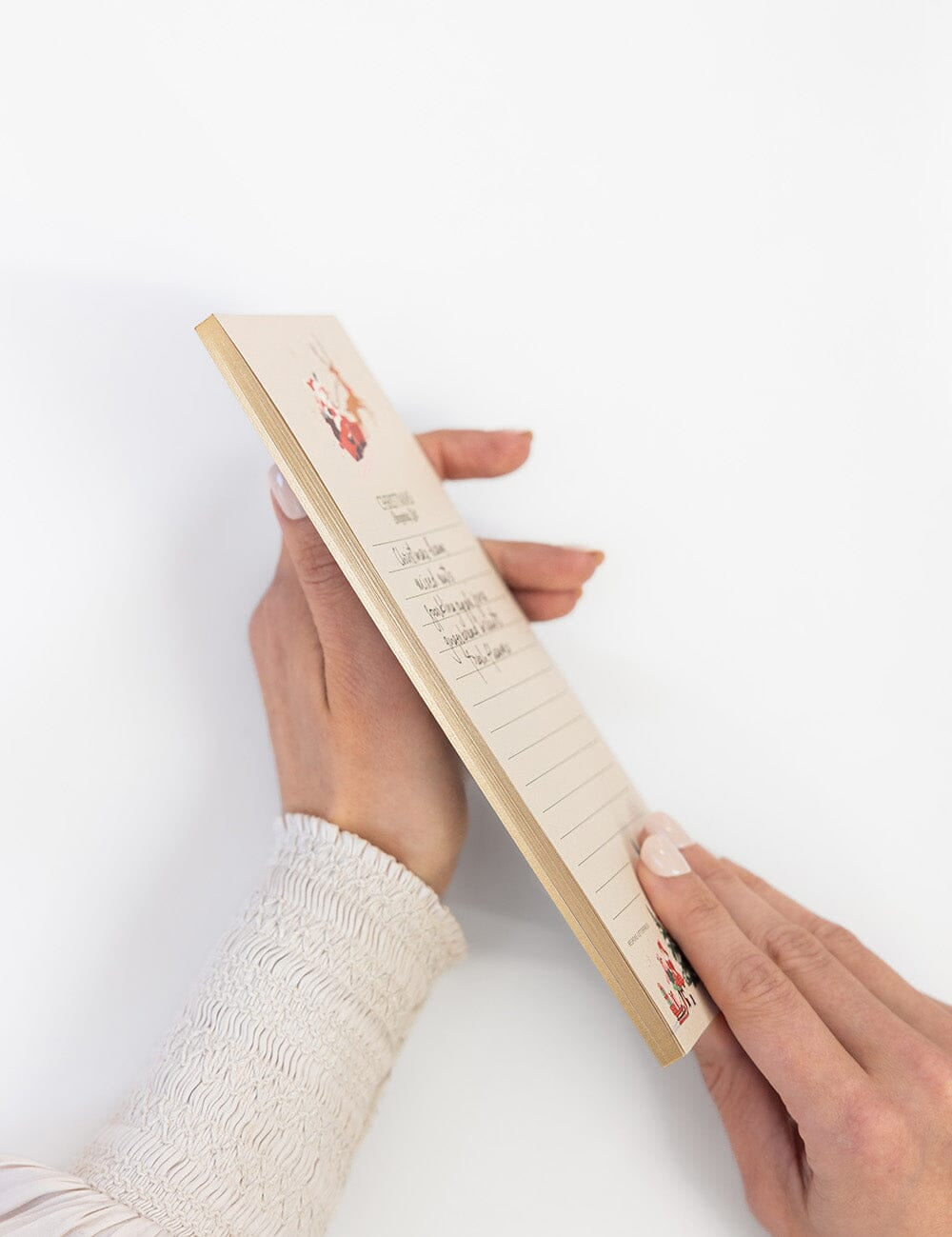 Christmas Sleigh Shopping List Notepad - Pure Apotheca