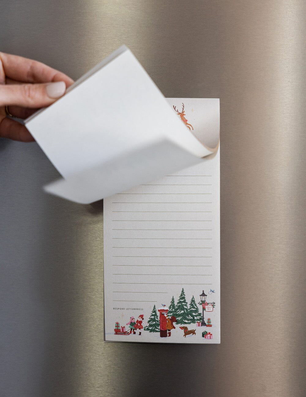 Christmas Sleigh Shopping List Notepad - Pure Apotheca