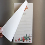 Christmas Sleigh Shopping List Notepad - Pure Apotheca