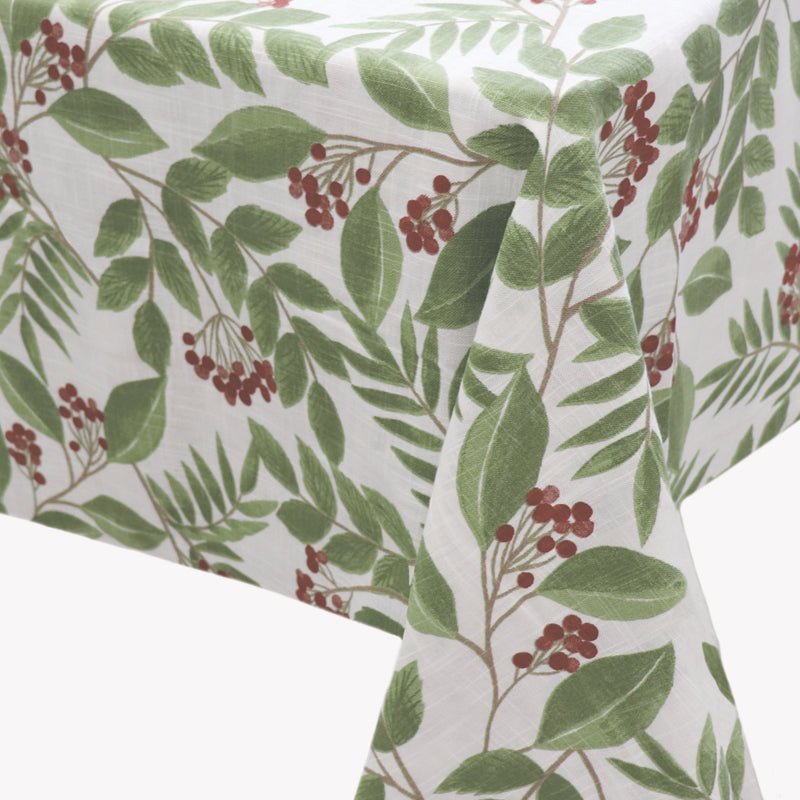 CHRISTMAS SPRIG TABLECLOTH 150X230CM - Pure Apotheca