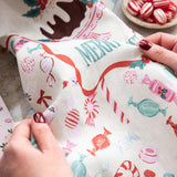 Christmas Treats Linen Teatowel - Pure Apotheca