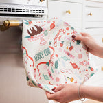 Christmas Treats Linen Teatowel - Pure Apotheca