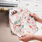 Christmas Treats Linen Teatowel - Pure Apotheca