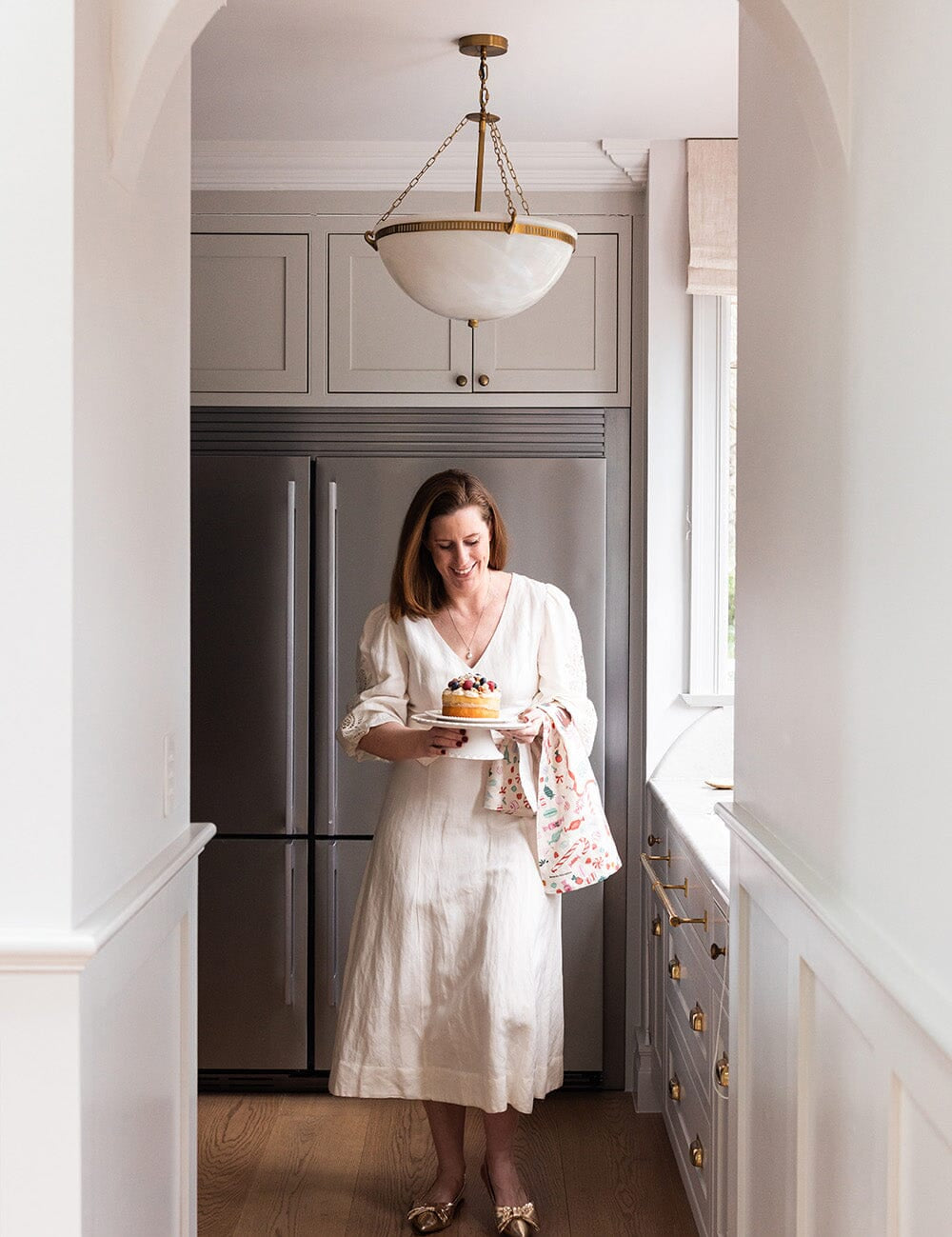 Christmas Treats Linen Teatowel - Pure Apotheca