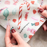 Christmas Treats Linen Teatowel - Pure Apotheca