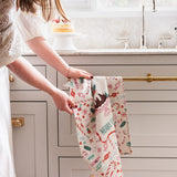 Christmas Treats Linen Teatowel - Pure Apotheca