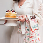 Christmas Treats Linen Teatowel - Pure Apotheca