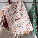 Christmas Treats Linen Teatowel - Pure Apotheca