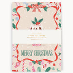 Christmas Treats Linen Teatowel - Pure Apotheca