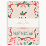 Christmas Treats Linen Teatowel - Pure Apotheca