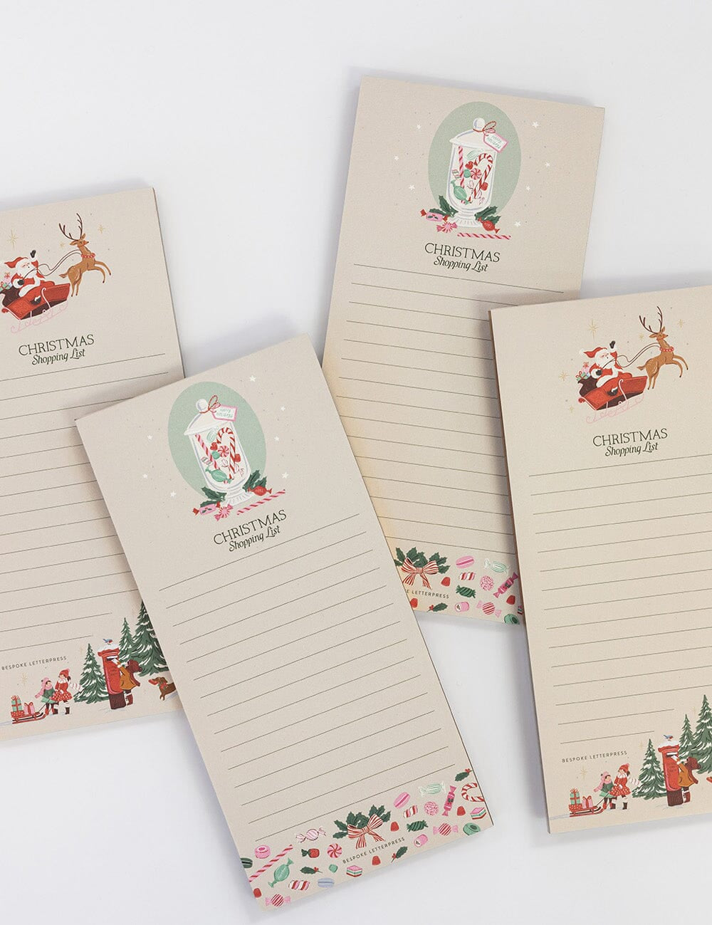 Christmas Treats Shopping List Notepad - Pure Apotheca