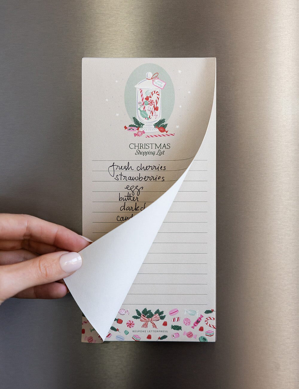 Christmas Treats Shopping List Notepad - Pure Apotheca