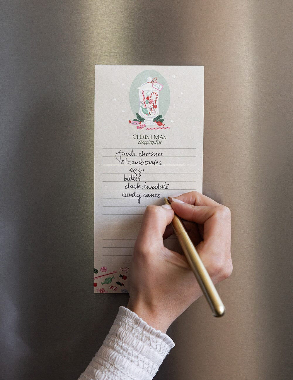 Christmas Treats Shopping List Notepad - Pure Apotheca