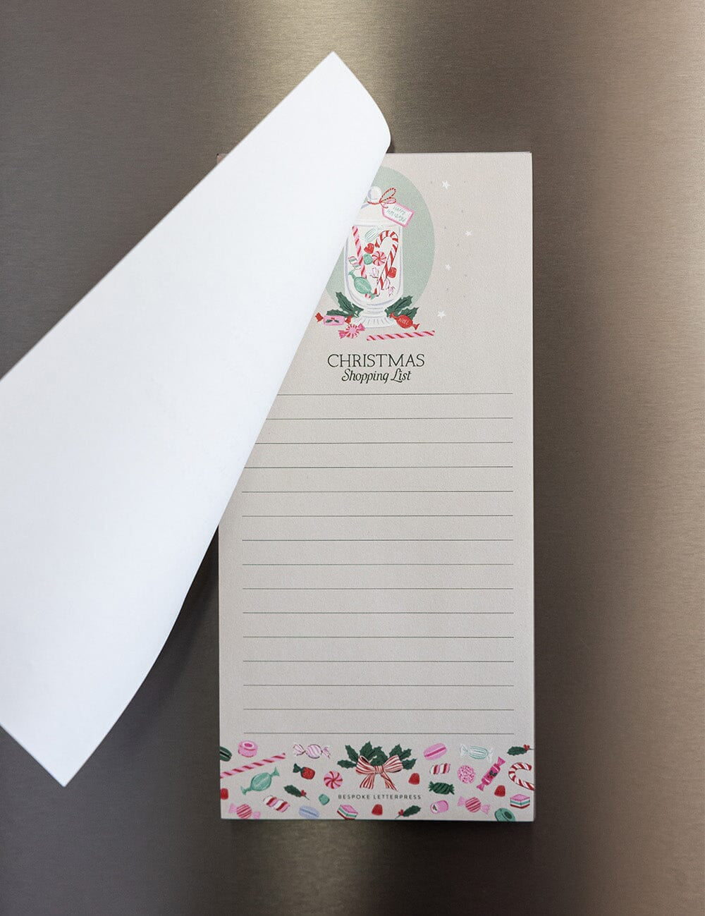 Christmas Treats Shopping List Notepad - Pure Apotheca