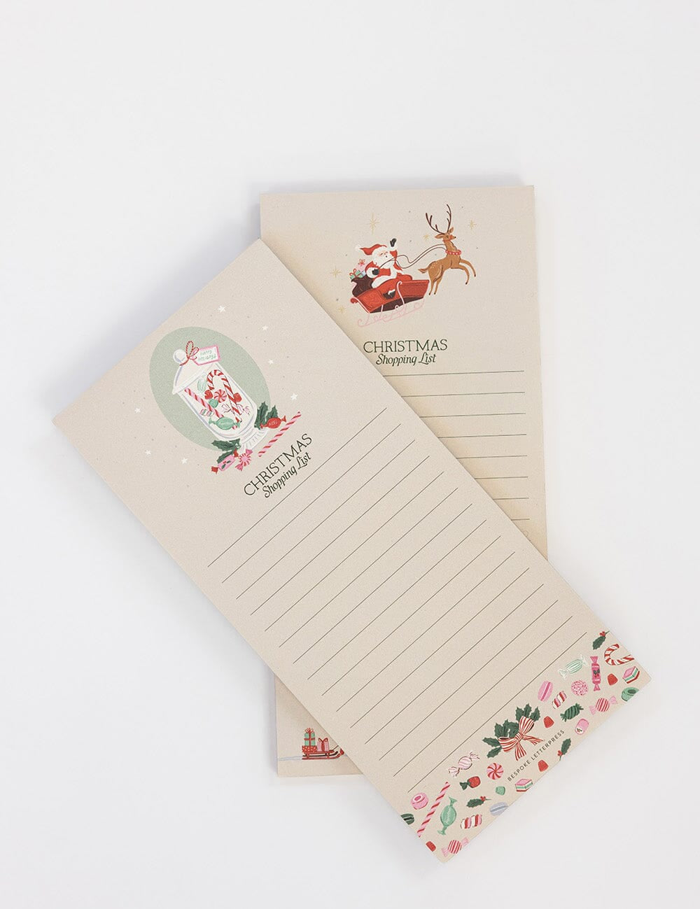 Christmas Treats Shopping List Notepad - Pure Apotheca