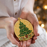 Christmas Tree Enamel Ornament - Pure Apotheca