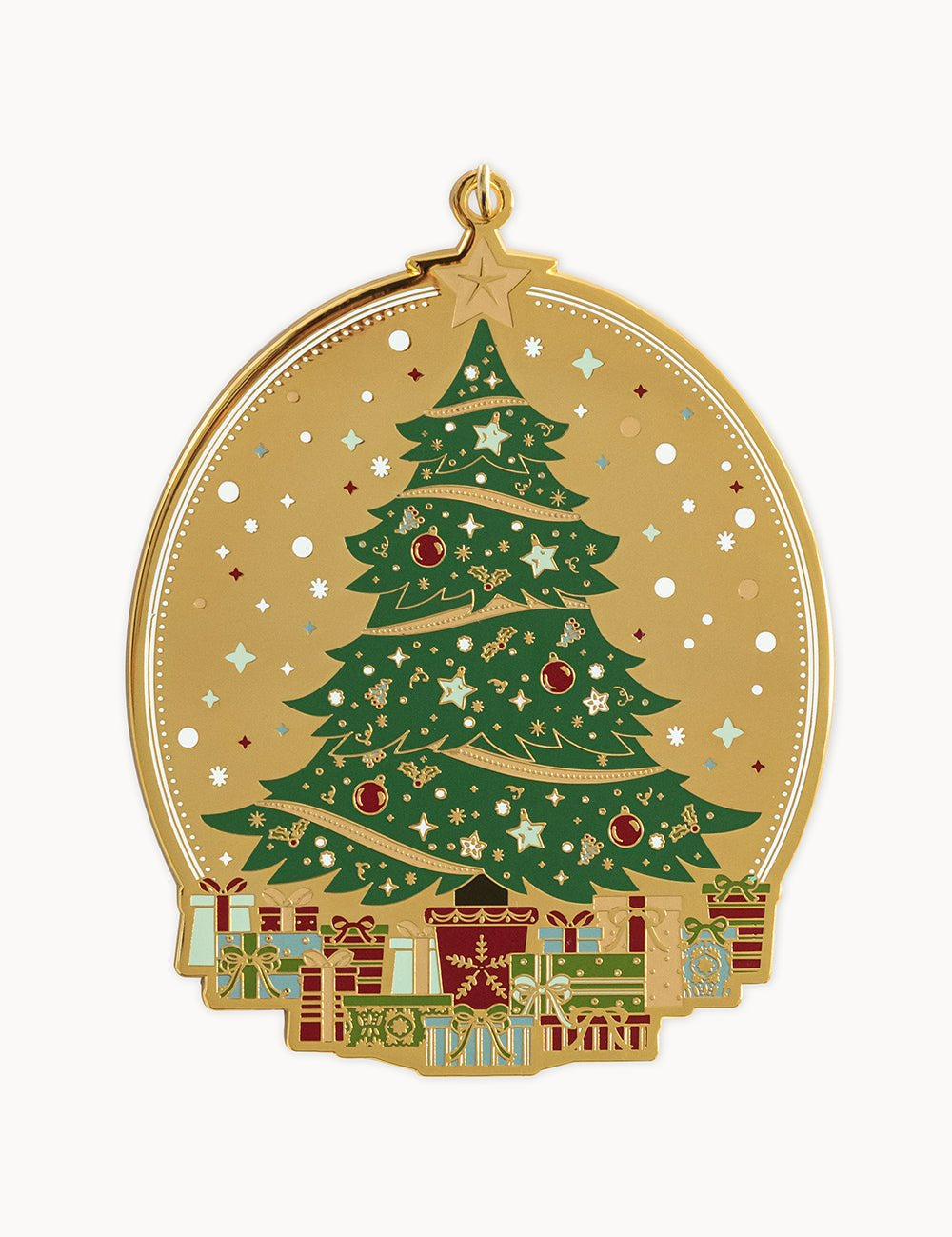 Christmas Tree Enamel Ornament - Pure Apotheca