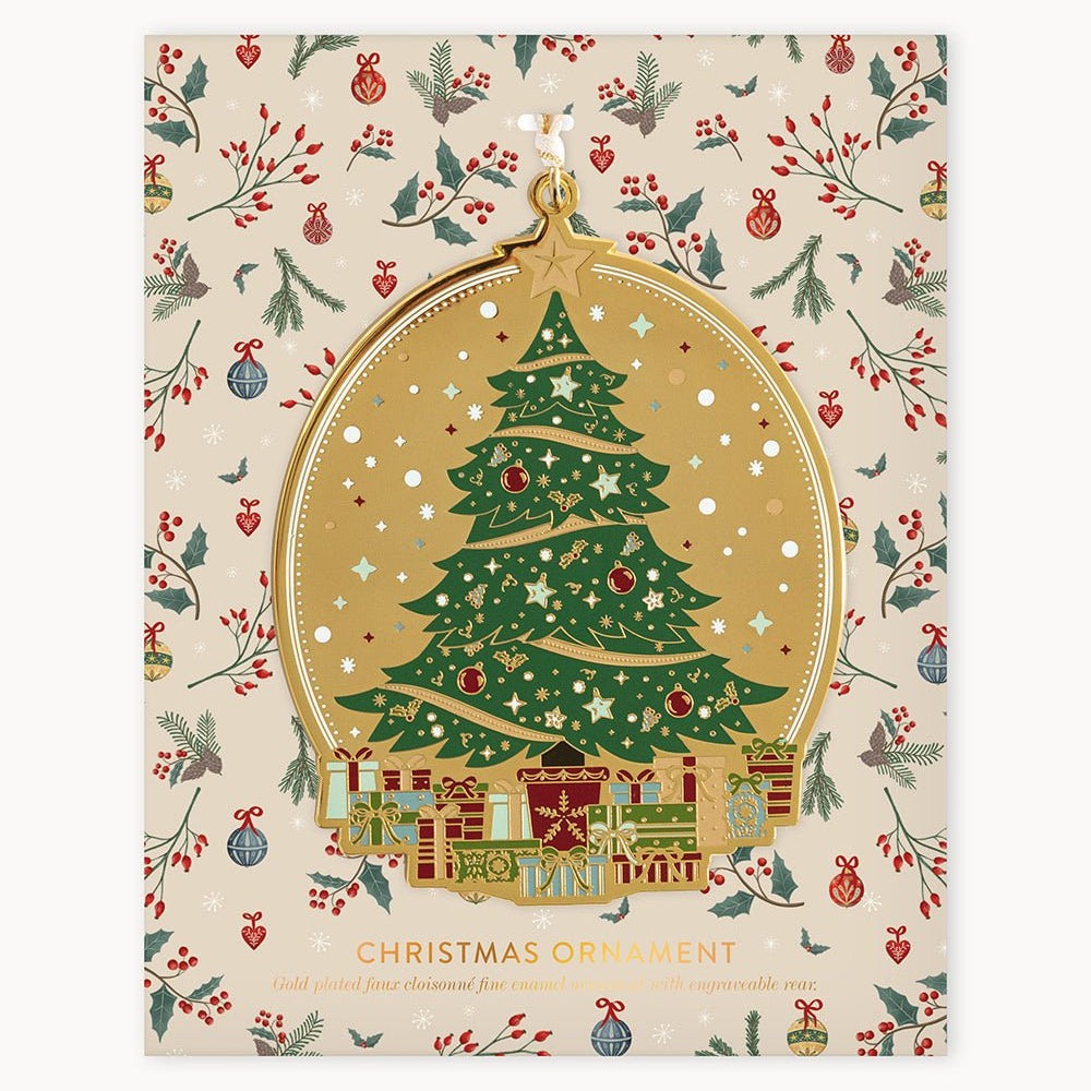 Christmas Tree Enamel Ornament - Pure Apotheca