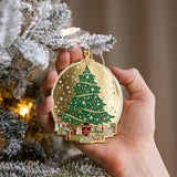 Christmas Tree Enamel Ornament - Pure Apotheca